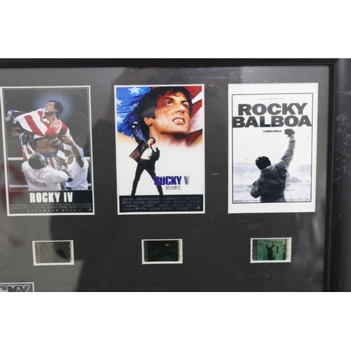 257 - Framed ROCKY Collection  With Certificate Of Authenticity THE FILMCELL FACTORY
All Proceeds Go To Ch... 