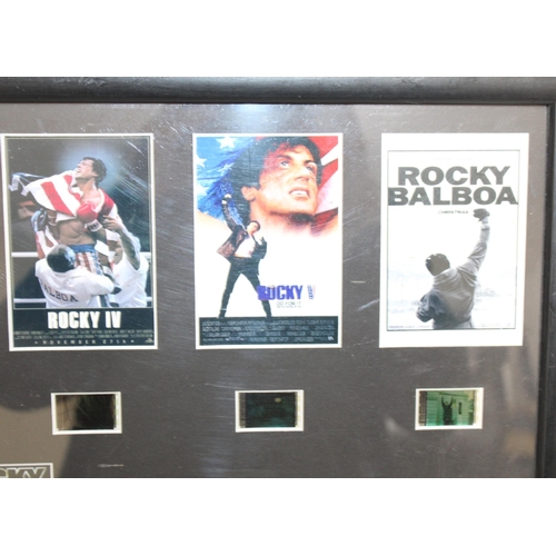 257 - Framed ROCKY Collection  With Certificate Of Authenticity THE FILMCELL FACTORY
All Proceeds Go To Ch... 