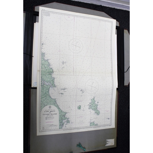 288 - Quantity of Navigation Charts Printed 1960's & 1970's. Covering New Zealand and Scandinavia - 12 Cha... 