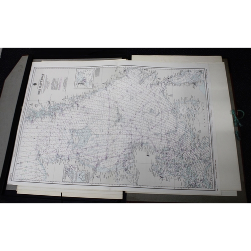 288 - Quantity of Navigation Charts Printed 1960's & 1970's. Covering New Zealand and Scandinavia - 12 Cha... 