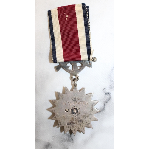 307 - Corps of Commissionaires Medal awarded to W S GRAVER