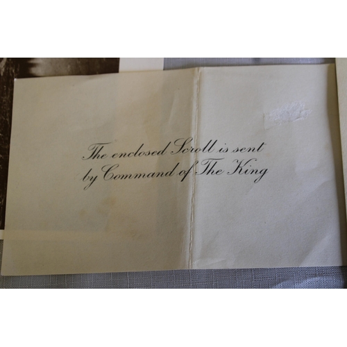 289 - War Scroll Commemorating D.A.F. Bruce RAF