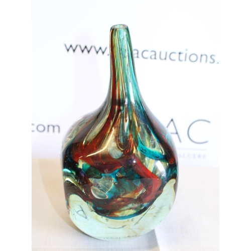 131 - MDINAM 1970 Maltese Art Glass Vase 20cm Tall approx

Collection Only