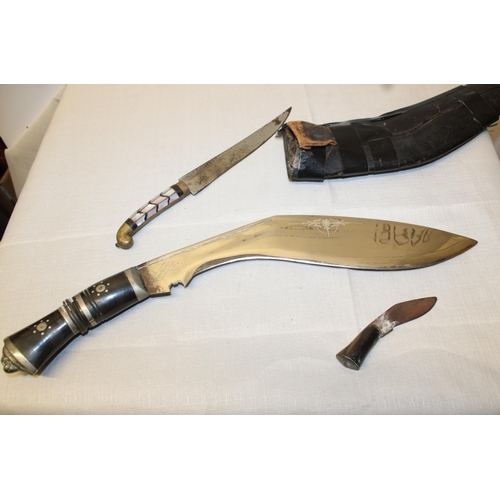 292 - Two Old Daggers - One in Sheath - Collection Only