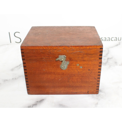 293 - Wooden Cased Air Minstry Tester Microphone