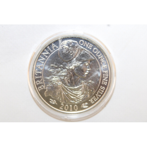 396 - 2010 One Ounce Silver BRITANNIA Coin