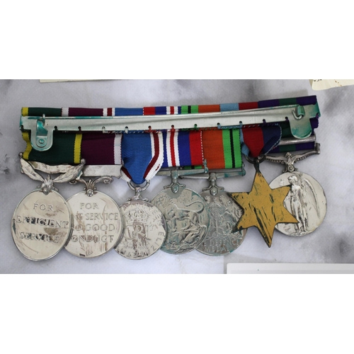 311 - Military Medal Group of 7 Medals Awarded to CAPT B J C Crabtree Seaforth Highlanders / West Yorkshir... 