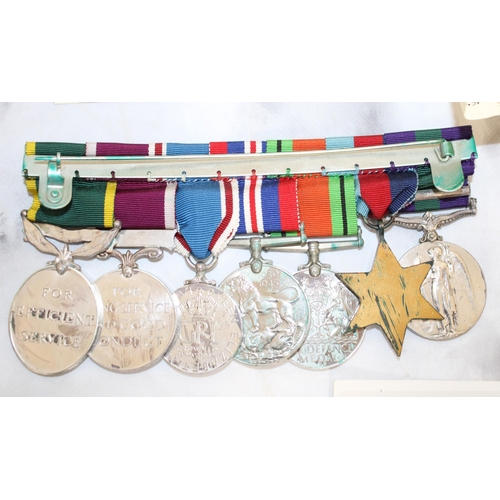 311 - Military Medal Group of 7 Medals Awarded to CAPT B J C Crabtree Seaforth Highlanders / West Yorkshir... 