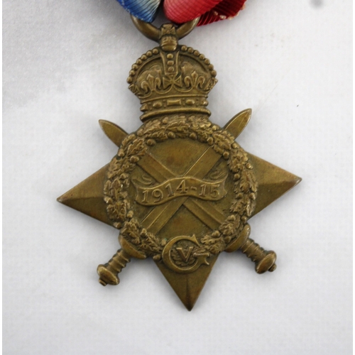 312 - WWI 1914-15 Star Medal Awarded to 9803 PTE J CAMPBELL DURH L I