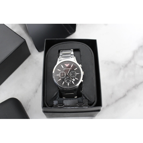 512 - EMPORIO ARMANI BOXED WATCH UNTESTED