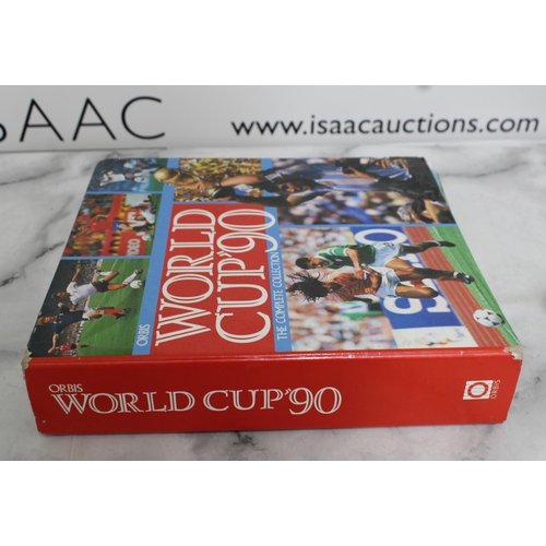 263 - World Cup 90 Folder Containing Collection Of Collectable Sticker Magazines Etc