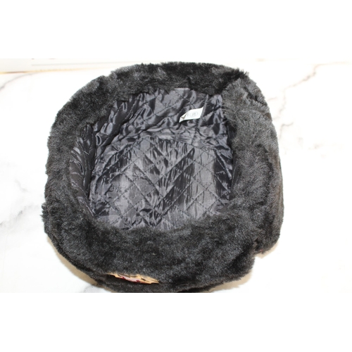 279 - Soviet Navy/Subs Winter Hat Size 60 (L) Ear Flaps Flip Down