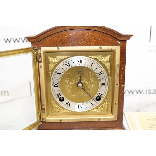 147 - Mantel Clock GARRARD & CO.LTD Untested
Collection Only
17.5cm Wide
20.5cm Height