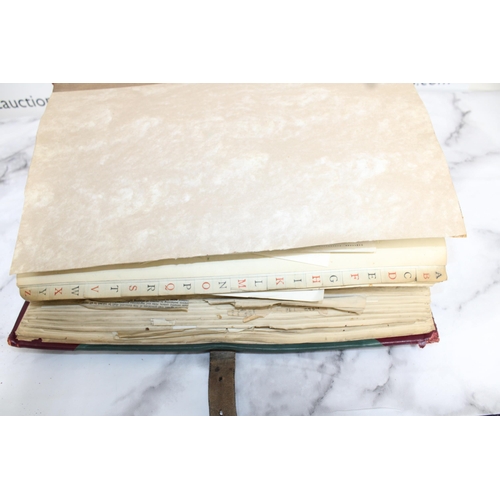 244 - Large Leather Bound Folder Containing Shipping Documents from Early 1940's.

Includes Ministry of Wa... 