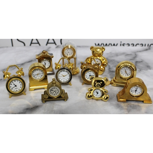 217 - Miniature Gold Clocks Untested
All Proceeds Go To Charity
Various Conditions