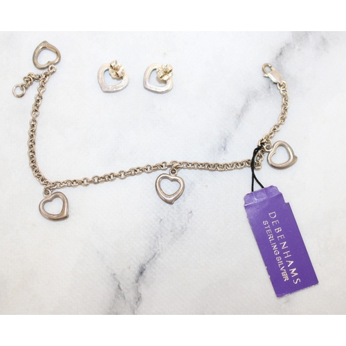 442 - Stamped 925 Silver Bracelet & Earrings
All Proceeds Go To Charity