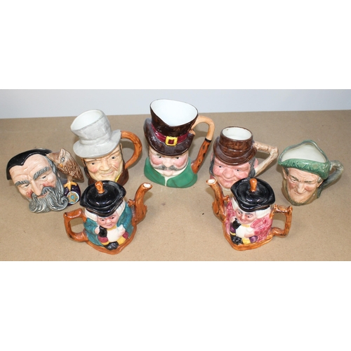 22 - Collection Of Collectable Toby Jugs Inc-Royal Doulton/Sterling & Others
Collection Only