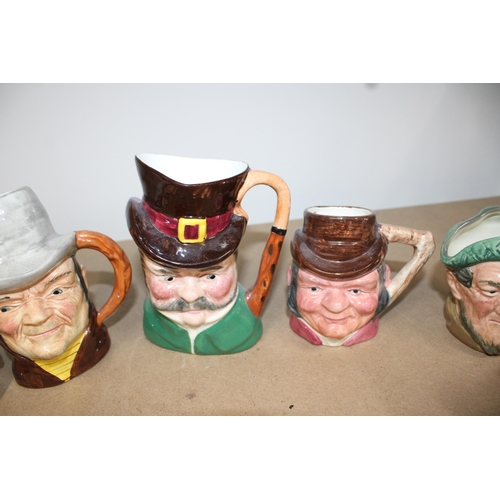 22 - Collection Of Collectable Toby Jugs Inc-Royal Doulton/Sterling & Others
Collection Only