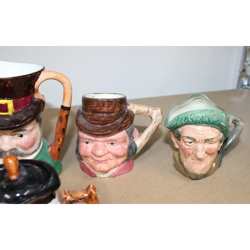 22 - Collection Of Collectable Toby Jugs Inc-Royal Doulton/Sterling & Others
Collection Only