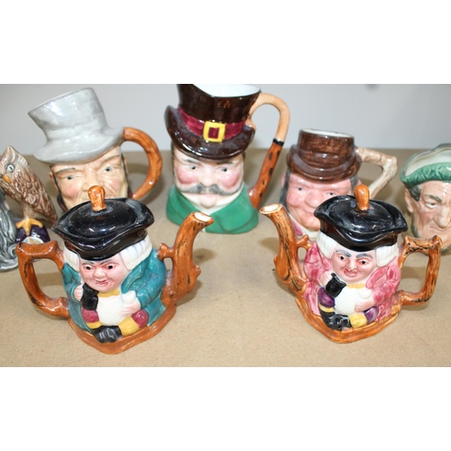 22 - Collection Of Collectable Toby Jugs Inc-Royal Doulton/Sterling & Others
Collection Only