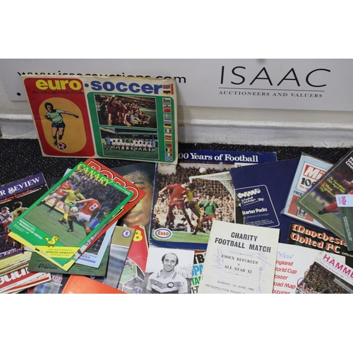 235 - Large Quantity Of Collectable Football Programmes/Booklets/Leaflets/Etc - Domestic Club Matches