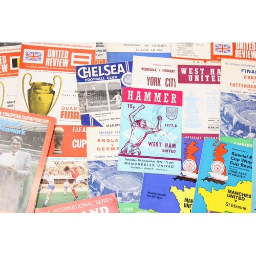 237 - Quantity Of Football Programmes Featuring England International,  European Club Matches ( 1968 Europ... 