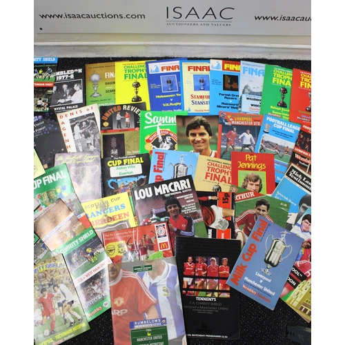 239 - Large Selection Of Collectable Football Programmes - Mainly Charity Shields and League Cup Finals - ... 