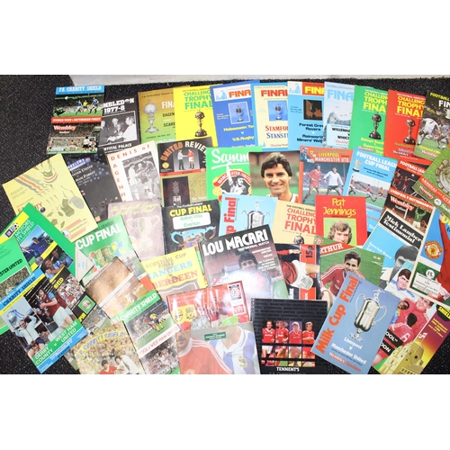 239 - Large Selection Of Collectable Football Programmes - Mainly Charity Shields and League Cup Finals - ... 