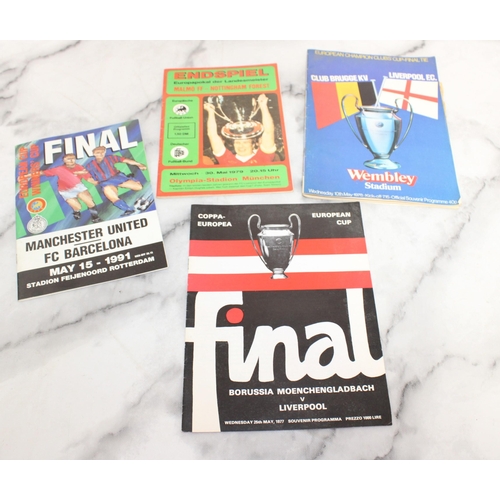 240 - Four European Cup Final Football Programmes

Dates 1977,1978, 1979 and 1991