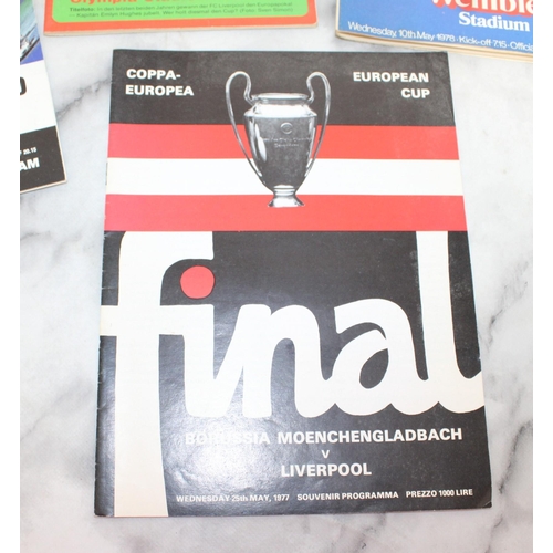 240 - Four European Cup Final Football Programmes

Dates 1977,1978, 1979 and 1991