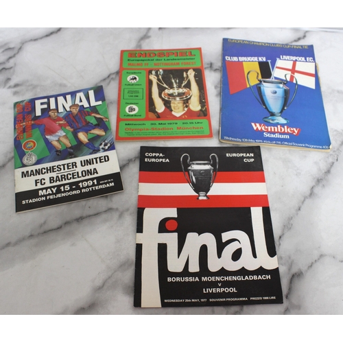 240 - Four European Cup Final Football Programmes

Dates 1977,1978, 1979 and 1991