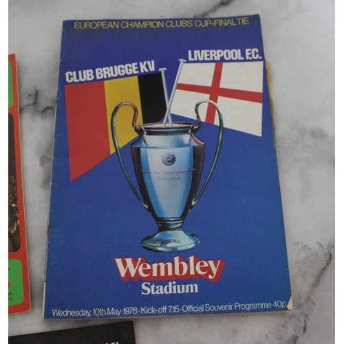 240 - Four European Cup Final Football Programmes

Dates 1977,1978, 1979 and 1991