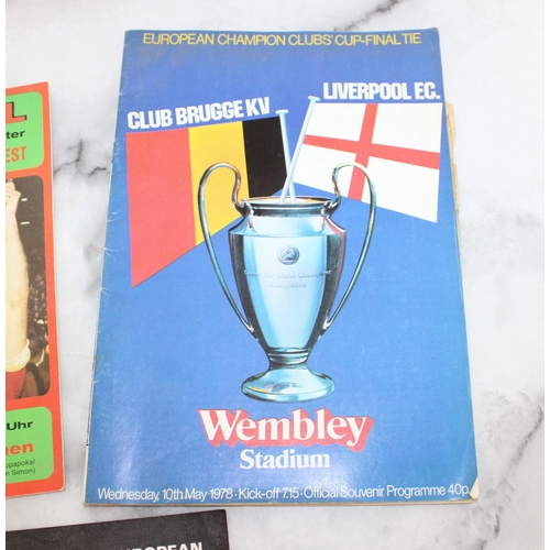 240 - Four European Cup Final Football Programmes

Dates 1977,1978, 1979 and 1991