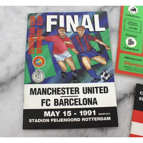 240 - Four European Cup Final Football Programmes

Dates 1977,1978, 1979 and 1991