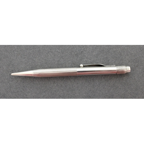 445 - Vintage Made In England Stamped Sterling Silver Longer Lead Pencil