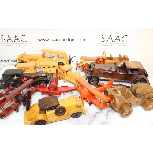 86 - Collection Of Wooden Cars/Planes/Train Various Conditions Some WOODENTOPS LONDON
All Proceeds Go To ... 