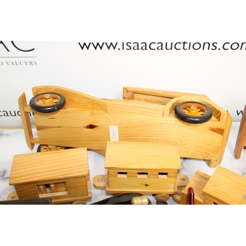 86 - Collection Of Wooden Cars/Planes/Train Various Conditions Some WOODENTOPS LONDON
All Proceeds Go To ... 