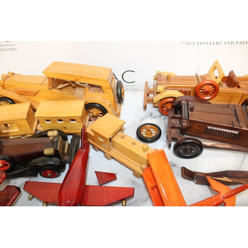 86 - Collection Of Wooden Cars/Planes/Train Various Conditions Some WOODENTOPS LONDON
All Proceeds Go To ... 