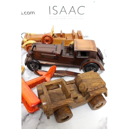 86 - Collection Of Wooden Cars/Planes/Train Various Conditions Some WOODENTOPS LONDON
All Proceeds Go To ... 