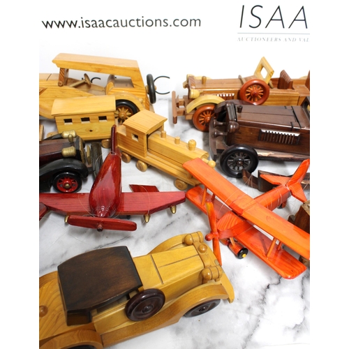 86 - Collection Of Wooden Cars/Planes/Train Various Conditions Some WOODENTOPS LONDON
All Proceeds Go To ... 