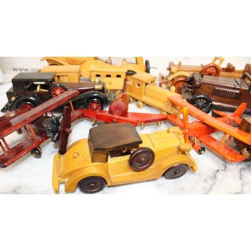 86 - Collection Of Wooden Cars/Planes/Train Various Conditions Some WOODENTOPS LONDON
All Proceeds Go To ... 