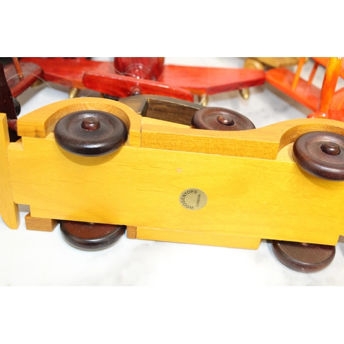 86 - Collection Of Wooden Cars/Planes/Train Various Conditions Some WOODENTOPS LONDON
All Proceeds Go To ... 