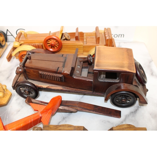 86 - Collection Of Wooden Cars/Planes/Train Various Conditions Some WOODENTOPS LONDON
All Proceeds Go To ... 