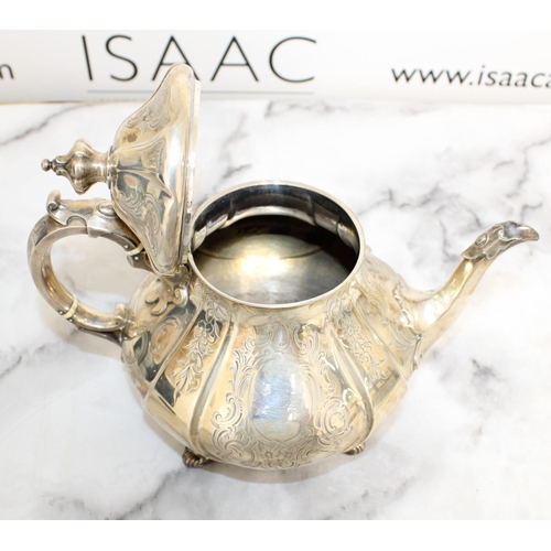 452 - Silver Hallmarked Teapot
Total Weight-685g
Height-20.5cm