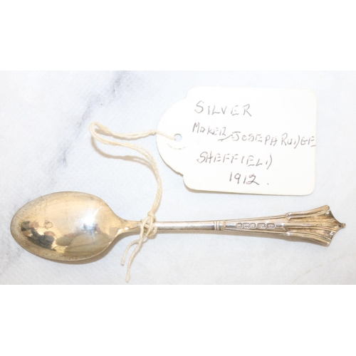 463 - Silver Hallmarked Spoon, Maker-Joseph Rudge Sheffield 1912