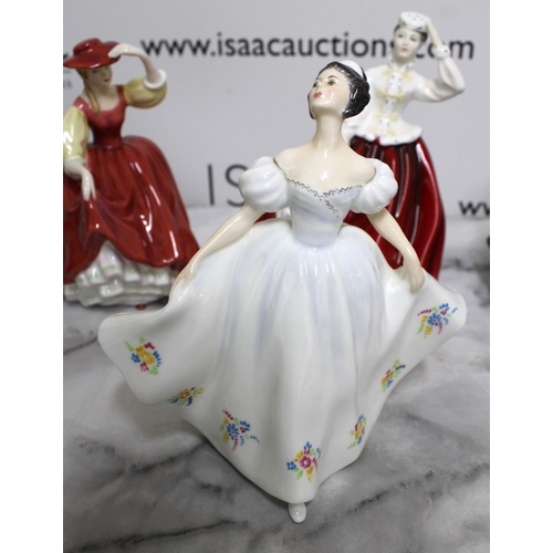 21 - Seven Unboxed Collectable Royal Doulton Lady Figurines
Collection Only