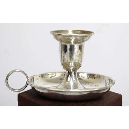 471 - Birmingham Marked Silver Hallmarked Candle Sick Holder
Height 6cm