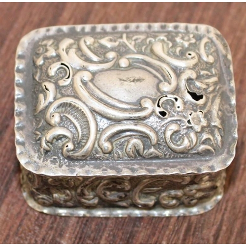 473 - Silver Hallmarked Pill Box