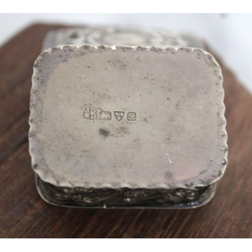 473 - Silver Hallmarked Pill Box