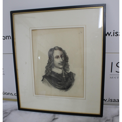 285 - Antique Pencil Sketch Picture Of French Man Unsigned
46cm Height
40cm Wide
Collection Only